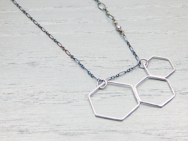 Aine Silver Necklace Style 2