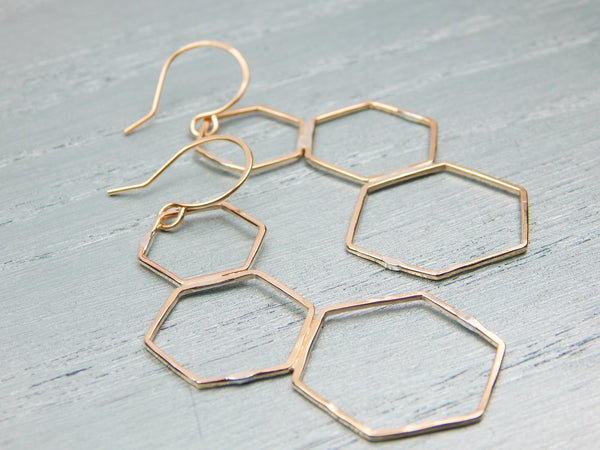 {7}Aine Gold Filled Earrings